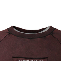 Dolce & Gabbana Brown Logo Cotton Crew Neck Pullover Sweater