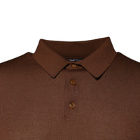 Dolce & Gabbana Brown Cashmere Buttoned Men Pullover Sweater