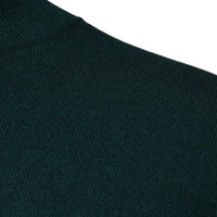 Dolce & Gabbana Green Cashmere Turtleneck Men Pullover Sweater