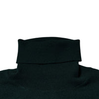 Dolce & Gabbana Green Cashmere Turtleneck Men Pullover Sweater