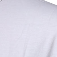 Dolce & Gabbana White Logo Embossed Cotton Crewneck T-shirt