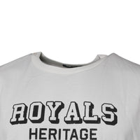 Dolce & Gabbana White Royals Heritage Cotton T-shirt