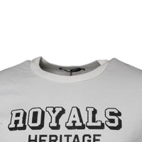 Dolce & Gabbana White Royals Heritage Cotton T-shirt