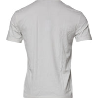 Dolce & Gabbana White Royals Heritage Cotton T-shirt