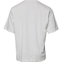 Dolce & Gabbana White DG Logo Crew Neck Short Sleeves T-shirt