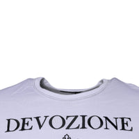 Dolce & Gabbana White Devozione Crew Neck Short Sleeve T-shirt