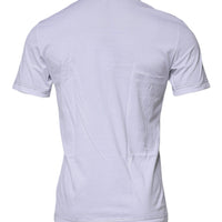 Dolce & Gabbana White Devozione Crew Neck Short Sleeve T-shirt