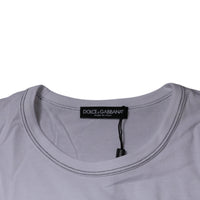 Dolce & Gabbana White Devozione Crew Neck Short Sleeve T-shirt