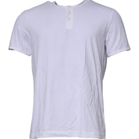 Dolce & Gabbana White Cotton Stretch Round Neck Underwear T-shirt