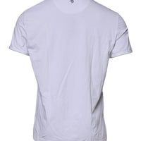 Dolce & Gabbana White Cotton Stretch Round Neck Underwear T-shirt