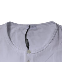 Dolce & Gabbana White Cotton Stretch Round Neck Underwear T-shirt