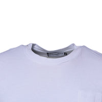 Dolce & Gabbana White Logo Patch Cotton Crew Neck T-shirt