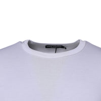 Dolce & Gabbana White Cotton Crew Neck Short Sleeves T-shirt