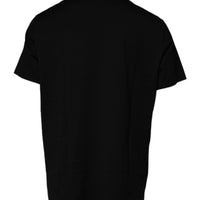 Dolce & Gabbana Black Crew Neck Short Sleeve T-shirt