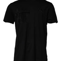 Dolce & Gabbana Black Crew Neck Short Sleeve T-shirt