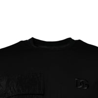 Dolce & Gabbana Black Crew Neck Short Sleeve T-shirt