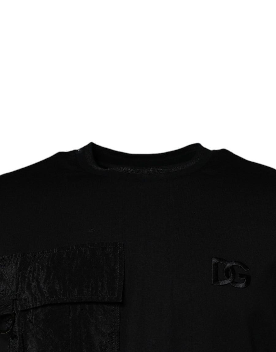 Dolce & Gabbana Black Crew Neck Short Sleeve T-shirt