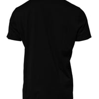 Dolce & Gabbana Black Crew Neck Short Sleeve T-shirt