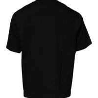 Dolce & Gabbana Black Crew Neck Short Sleeve T-shirt