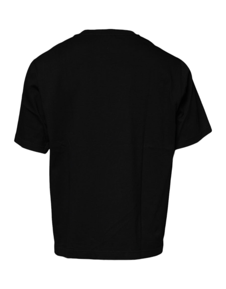 Dolce & Gabbana Black Crew Neck Short Sleeve T-shirt