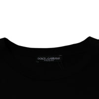 Dolce & Gabbana Black Crew Neck Short Sleeve T-shirt