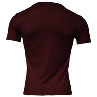 Dolce & Gabbana Dark Red D&G King Of Love Crew Neck T-shirt