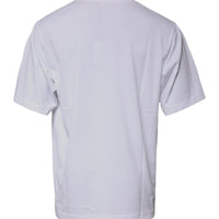 Dolce & Gabbana White DG Milano Cotton Crew Neck T-shirt