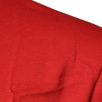 Dolce & Gabbana Red DG Logo Cotton Crew Neck T-shirt