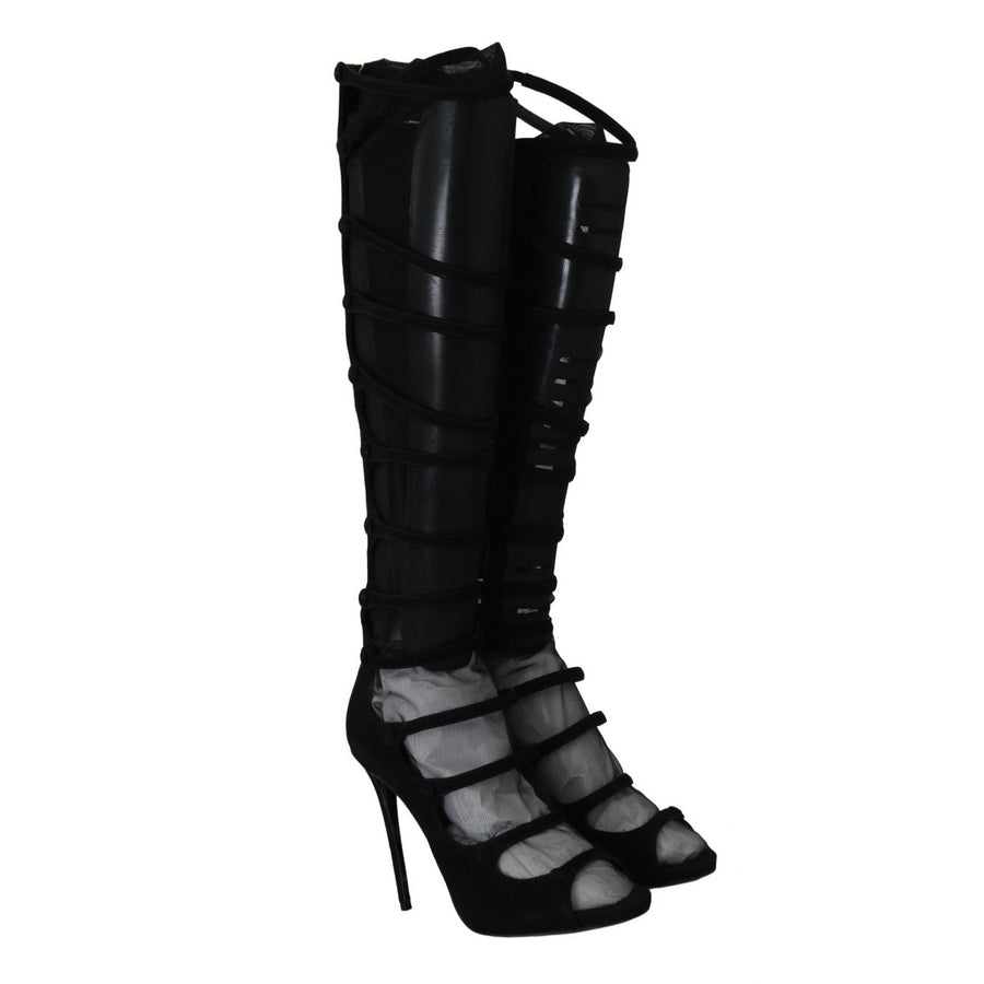 Dolce & Gabbana Elegance Redefined: Chic Knee-High Stiletto Boots