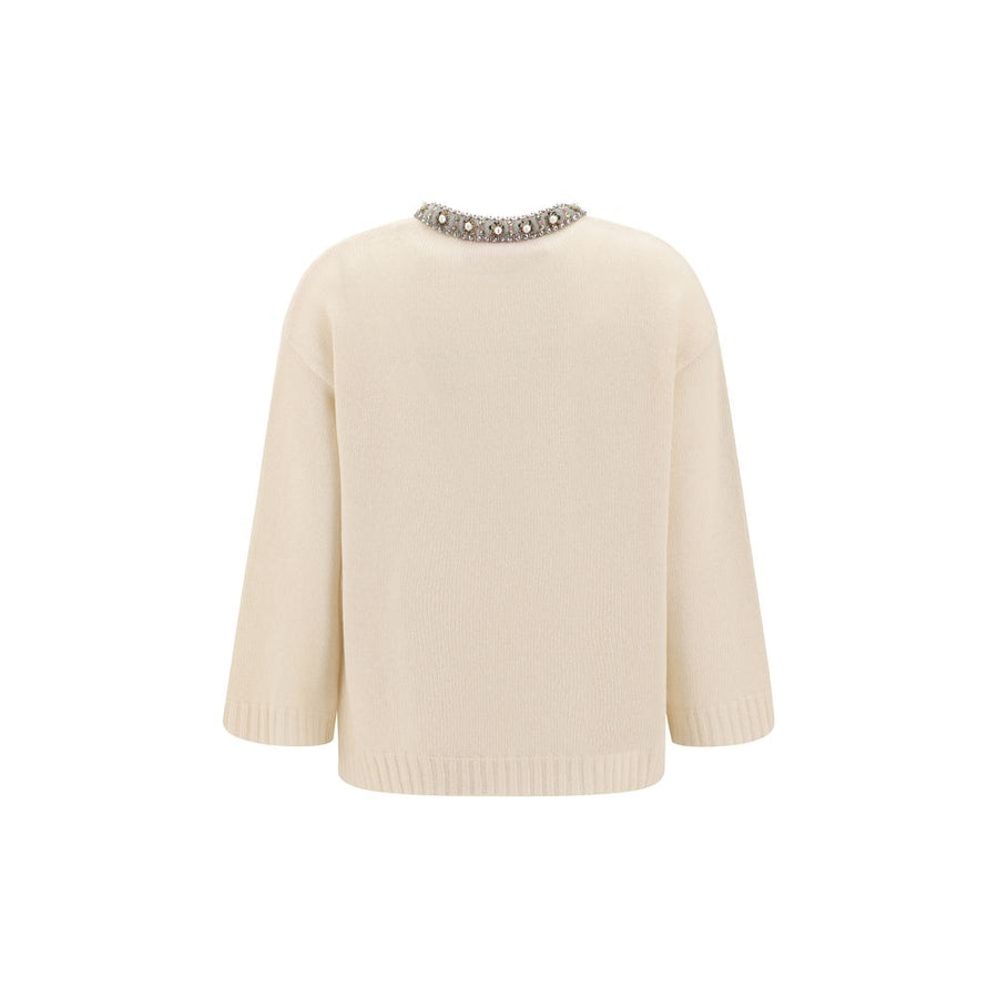 Valentino Pap Jewel neck Sweater