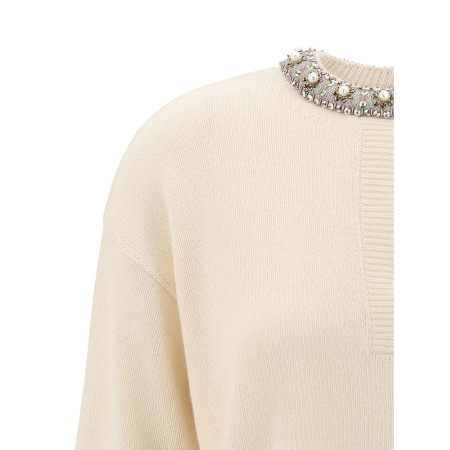 Valentino Pap Jewel neck Sweater