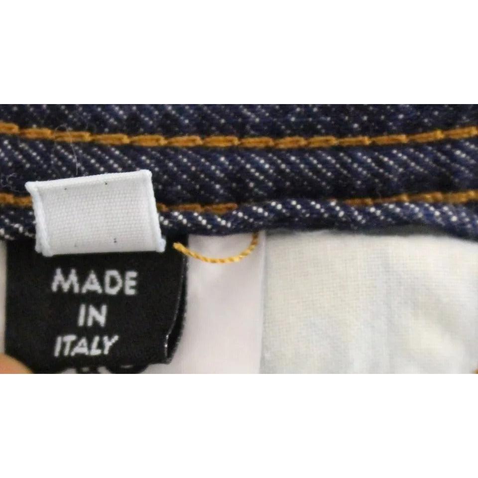 Dolce &amp; Gabbana Blue D&amp;G Cotton Washed Jeans Denim Shorts