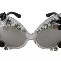 Dolce & Gabbana Transparent DG4292 Round Crystal Sunglasses