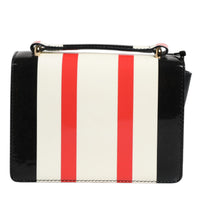 Dolce & Gabbana Multicolor Stripes Leather Crossbody Bag