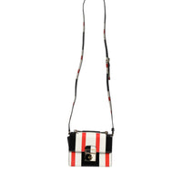 Dolce & Gabbana Multicolor Stripes Leather Crossbody Bag