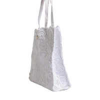 Dolce & Gabbana Bag White Cordonetto Lace Beatrice Shopping Tote