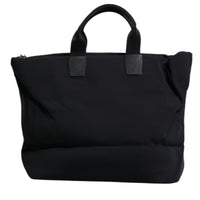 Dolce & Gabbana Black Canvas DG Logo Women Shopping Hand Tote Bag