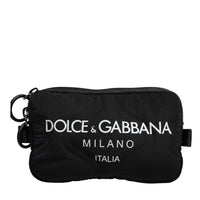 Dolce & Gabbana Black Nylon Logo Purse Crossbody Sling Bag