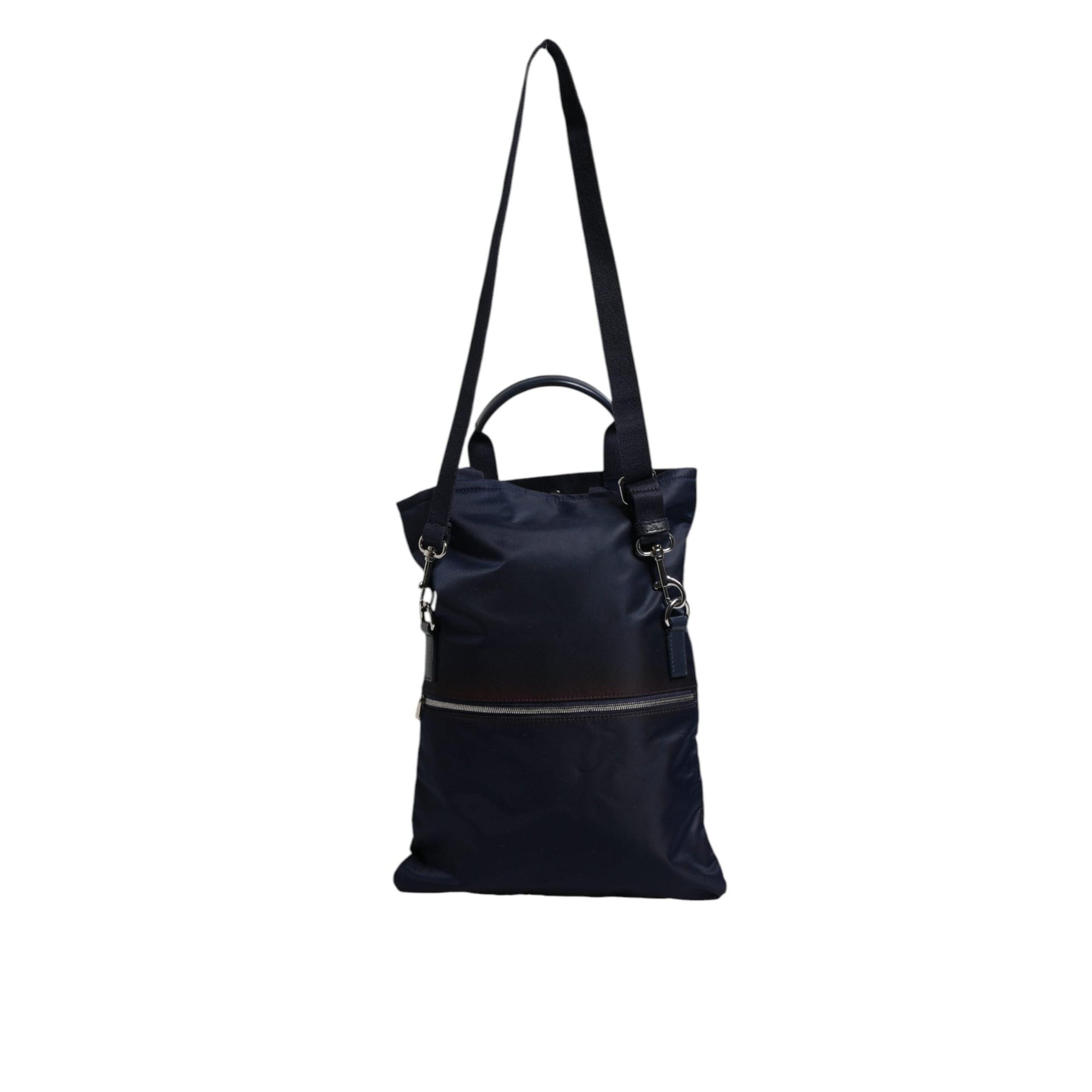 Dolce &amp; Gabbana Dark Blue Nylon Shoulder Baby Tote Diaper Bag
