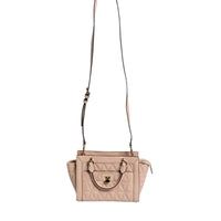 Michael Kors Peach Quilted Leather Logo Crossbody VIVIANNE Messenger Bag