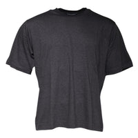 Dolce & Gabbana Dark Gray Crew Neck Short Sleeves T-shirt