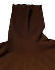 Dolce & Gabbana Brown Cashmere Turtleneck Pullover Sweater