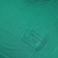 Dolce & Gabbana Green Logo Crew Neck Short Sleeves T-shirt