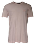 Dolce & Gabbana Beige Logo Crew Neck Short Sleeves T-shirt