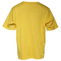 Dolce & Gabbana Yellow Crew Neck Short Sleeves T-shirt