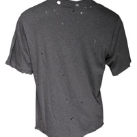 Dolce & Gabbana Gray Logo Crew Neck Short Sleeves T-shirt