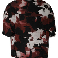 Dolce & Gabbana Multicolor Camouflage Crew Neck T-shirt