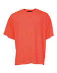 Dolce & Gabbana Orange Logo Polyester Crew Neck T-shirt