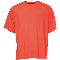 Dolce & Gabbana Orange Logo Polyester Crew Neck T-shirt