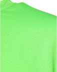 Dolce & Gabbana Green Logo Polyester Crew Neck T-shirt